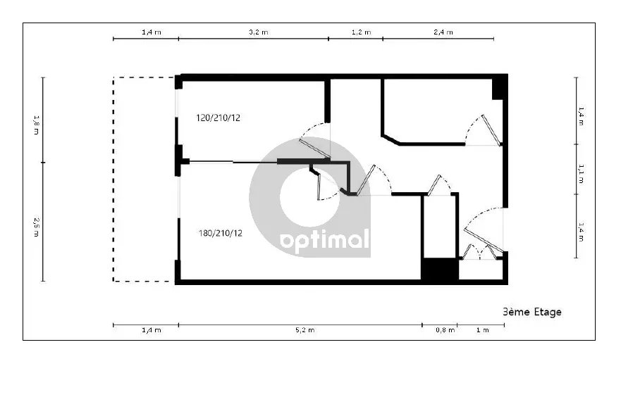 Menton Casino - appartement avec terrasse - vue jardin