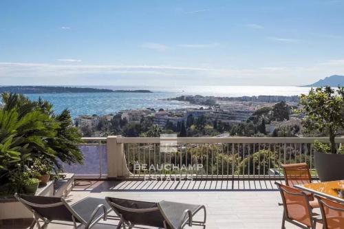 Penthouse 4 chambres avec vue mer - Cannes Californie