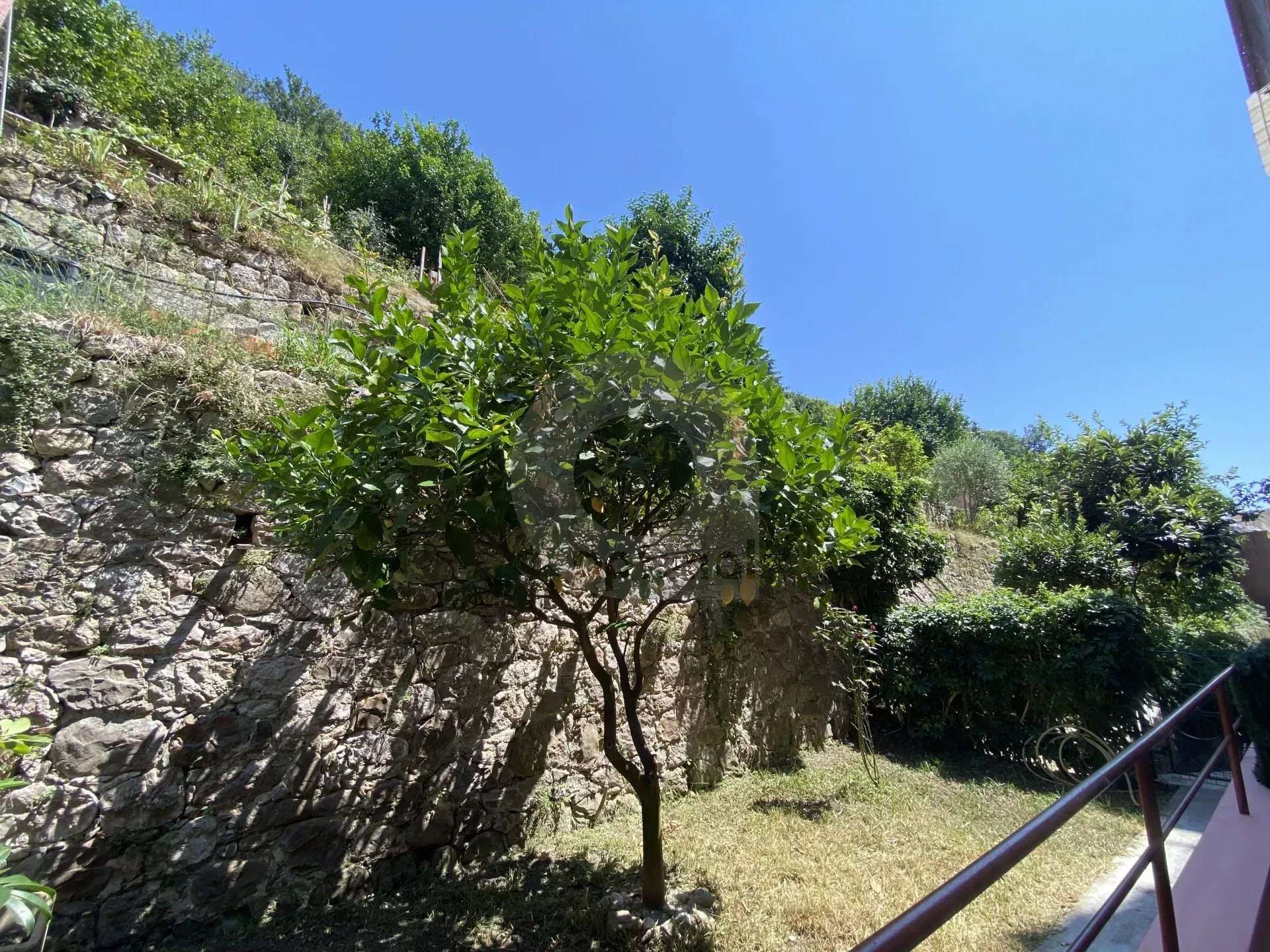 A VENDRE - MENTON CAREÏ - BEAU 3P AVEC CAVE EN BON ETAT TRAVERSANT BALCON TERRASSE ET JARDIN