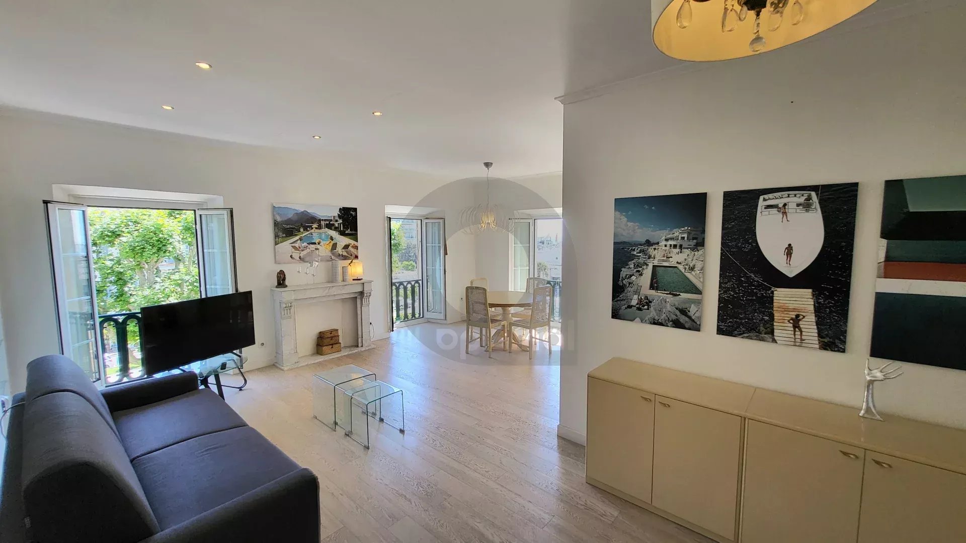 Menton Jardin Bioves - dernier étage - Appartement triple exposition