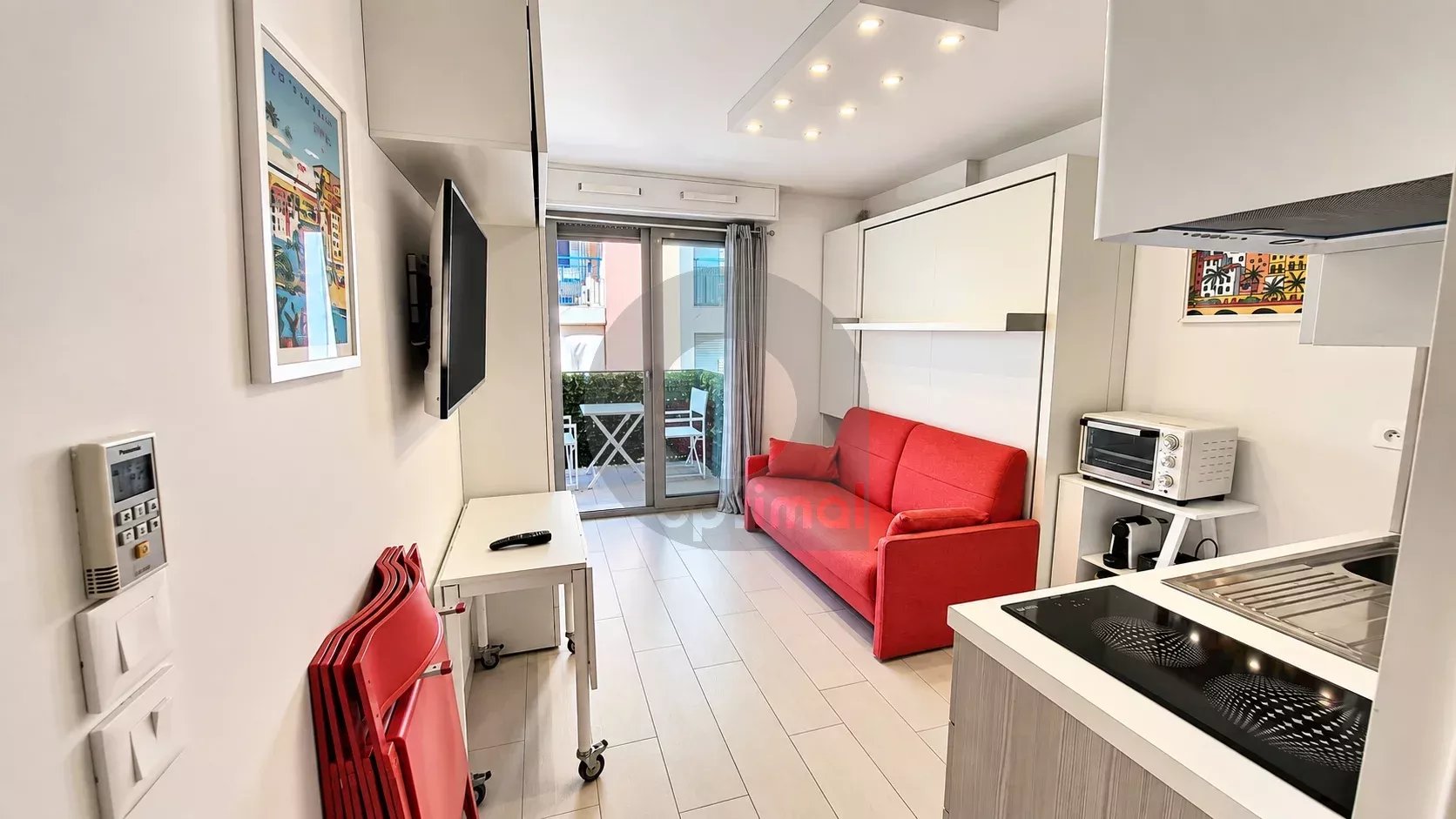 Menton Casino - Coquet studio - Immeuble récent - 100 mt des plages