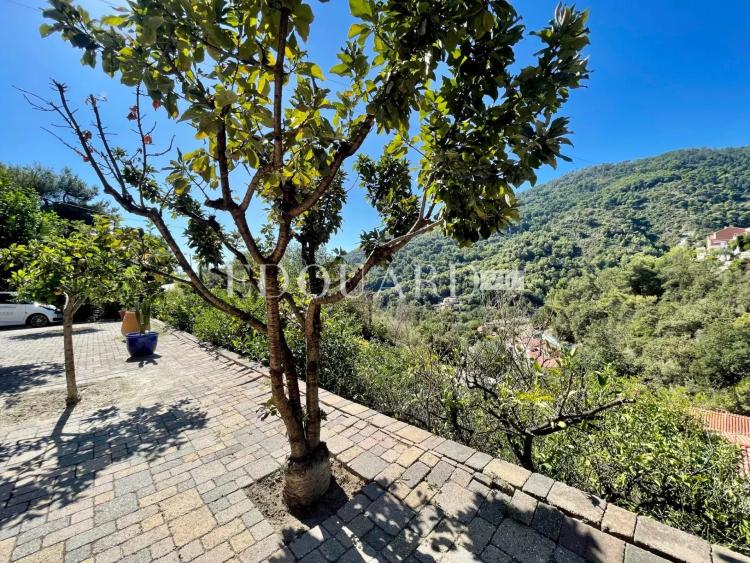 Sur la commune de Gorbio, à vendre maison indépendante avec vaste terrain constructible