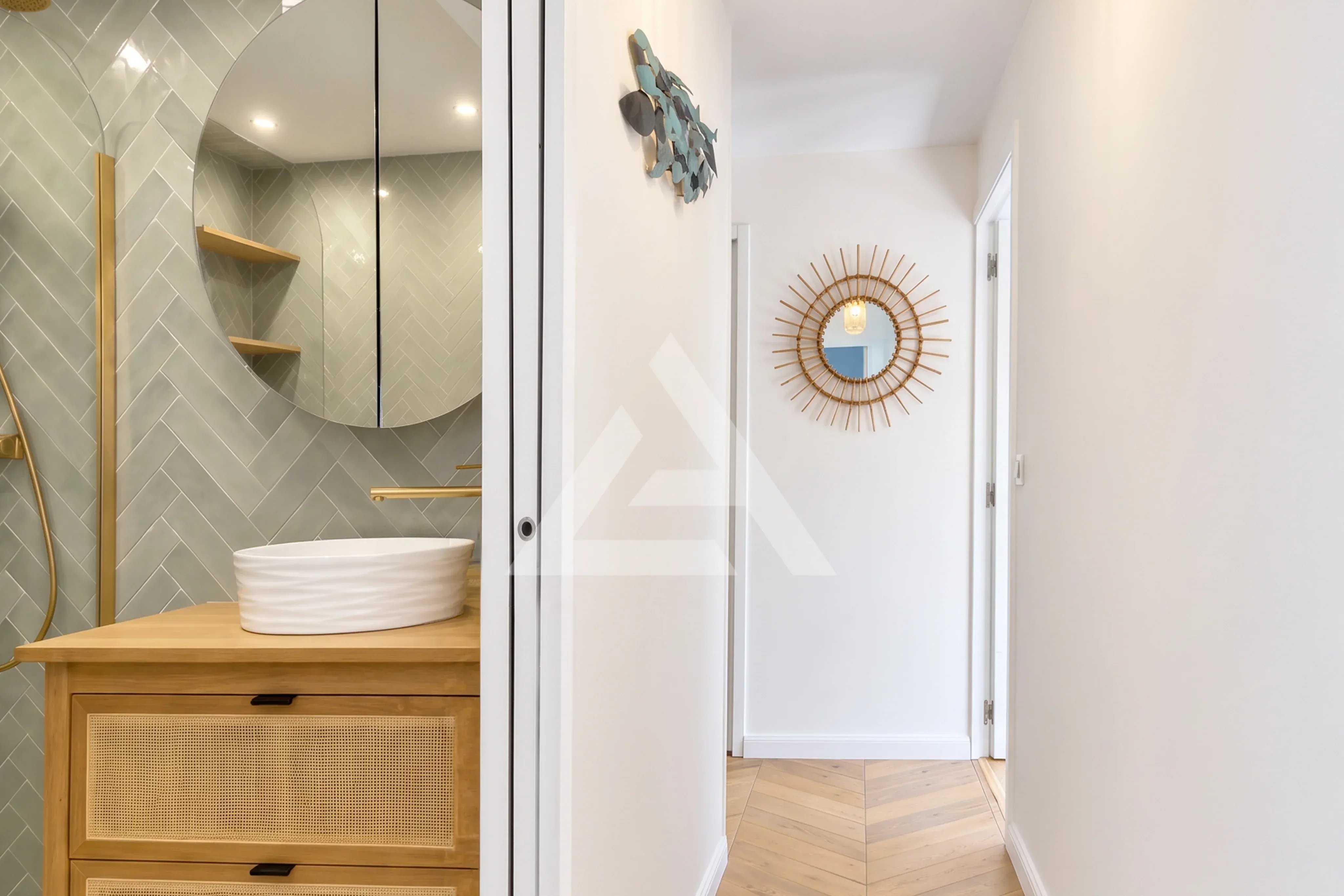 Menton Borrigo - Appartement 4 pièces traversant