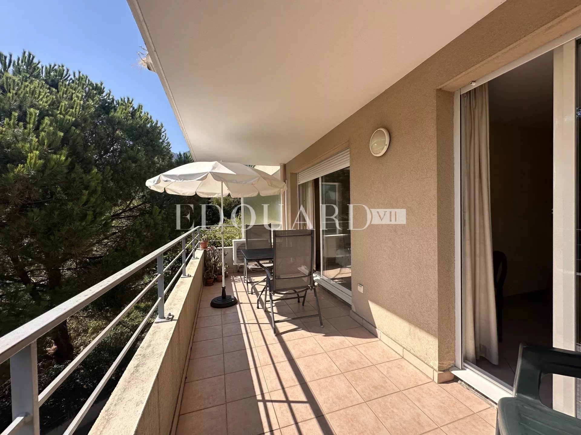 Grand deux pièces en excellent état avec belle terrasse et possibilité garage, exclusivité