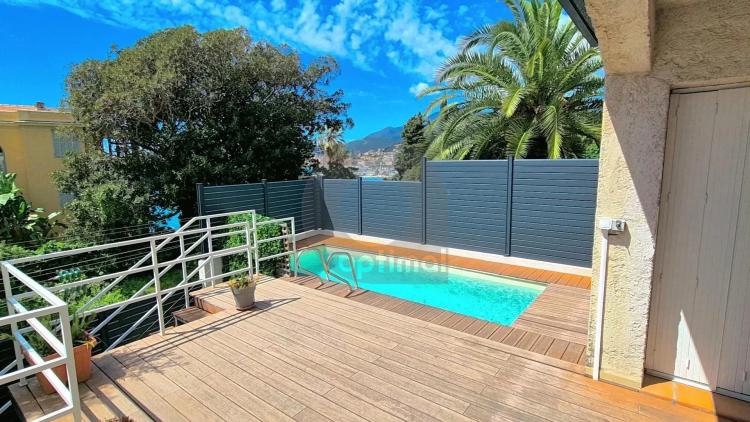 ? Charmante Maison de Ville mitoyenne avec Vue –Mer et Menton Quartier Garavan, Menton