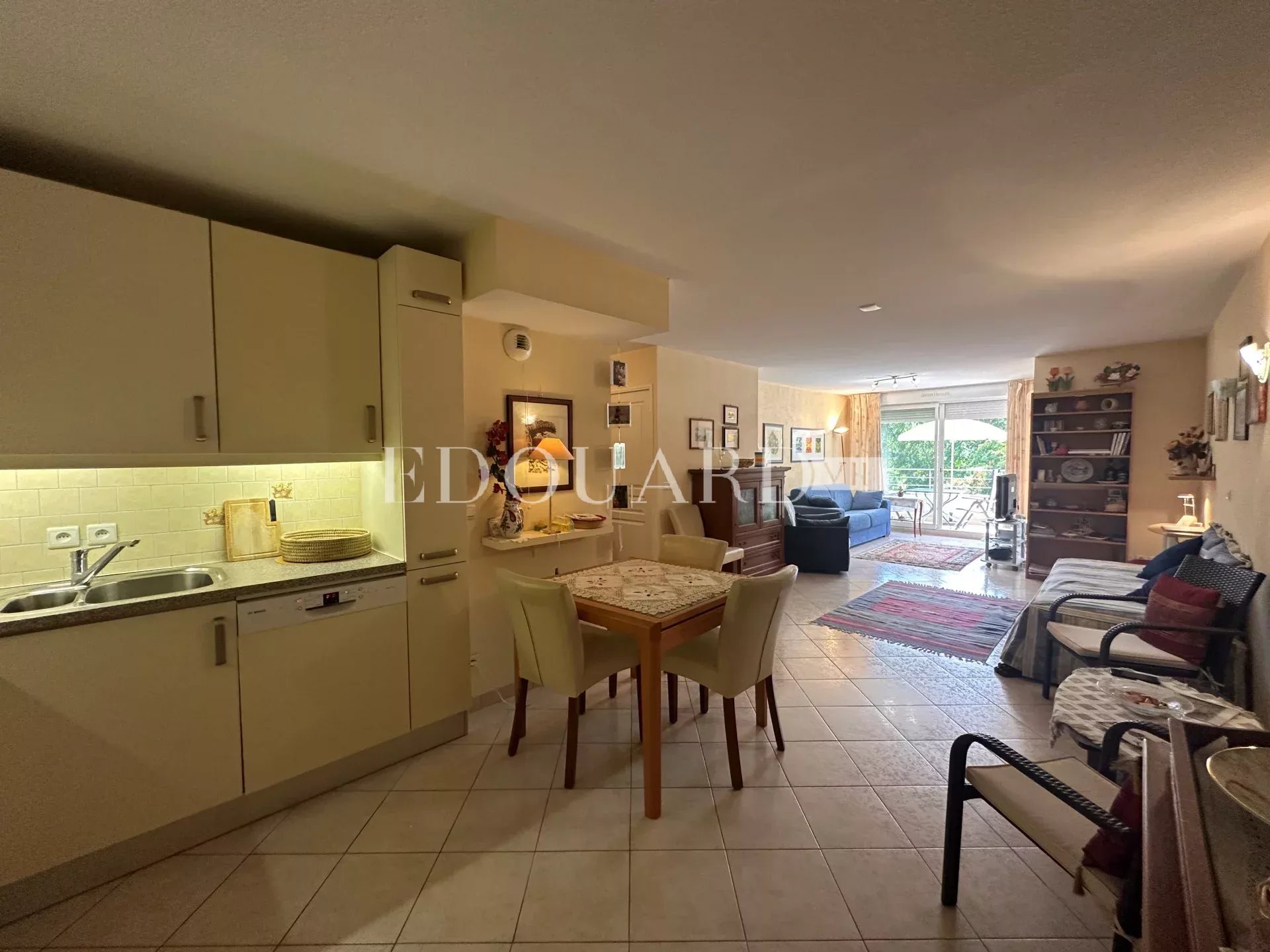 Grand deux pièces en excellent état avec belle terrasse et possibilité garage, exclusivité