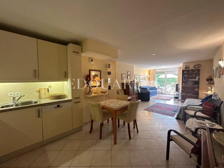 Grand deux pièces en excellent état avec belle terrasse et possibilité garage, exclusivité