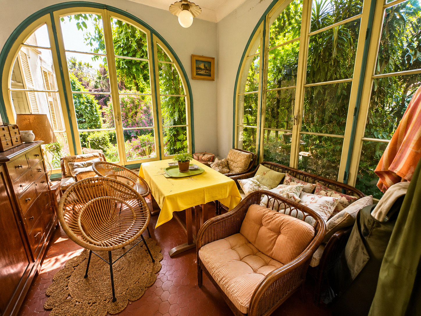 Menton – Villa de caractère à rénover avec jardin, quatre chambres et deux garages