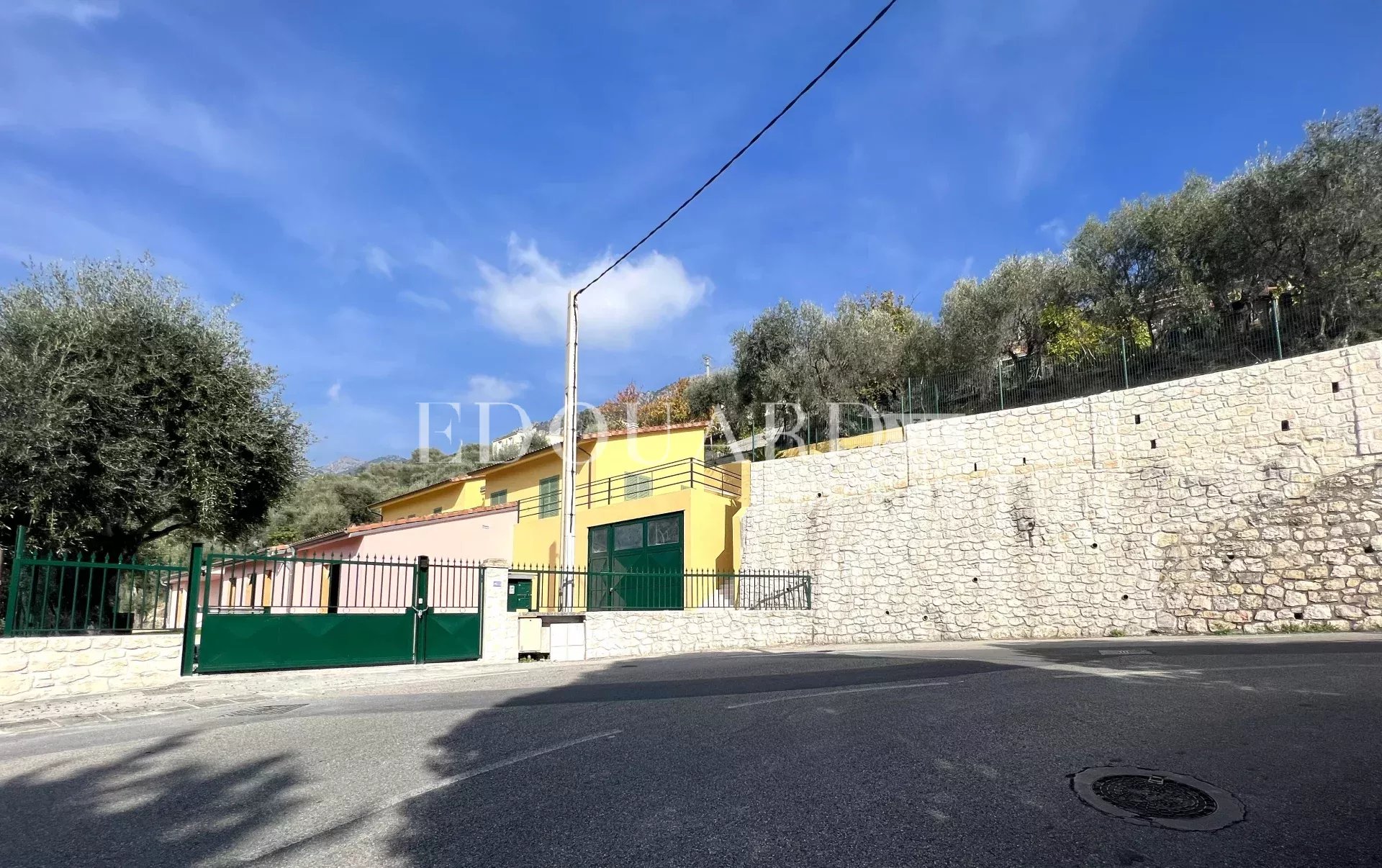 Maisons jumelées en cours de rénovation avec vaste terrain, spacieuses terrasses et belle vue panoramique. Exclusivité