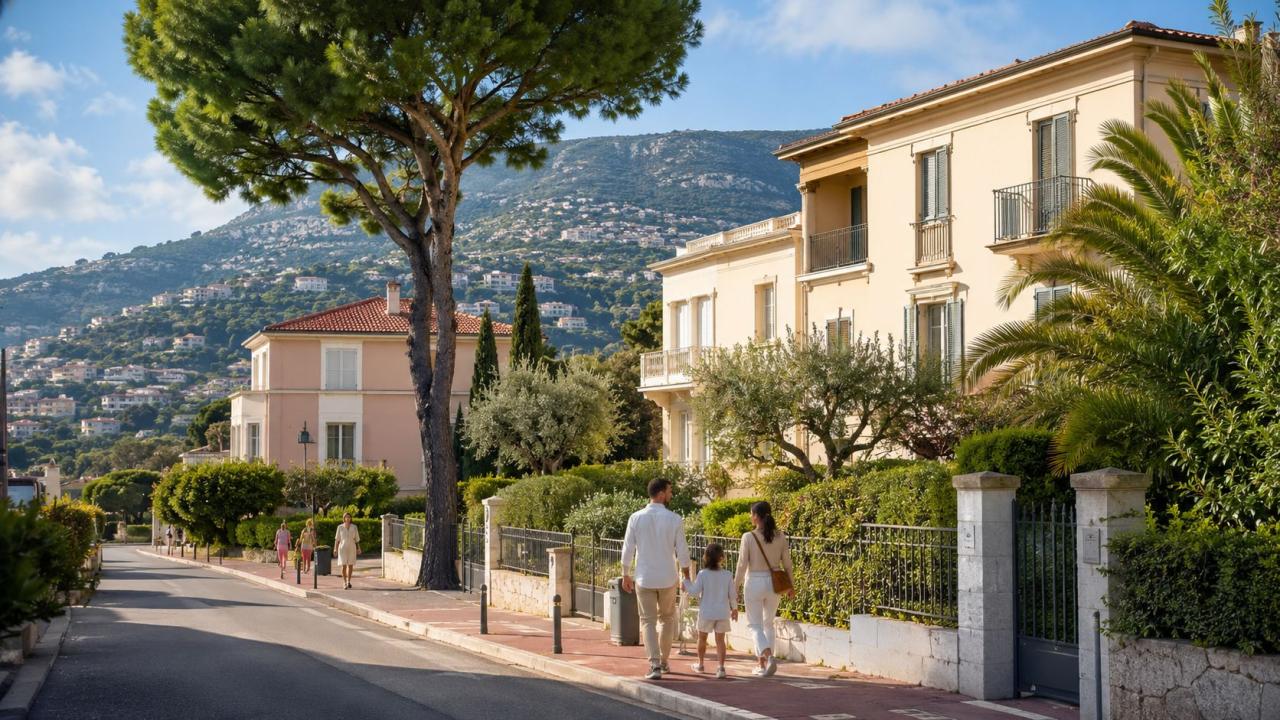 Quartier Madone à Menton