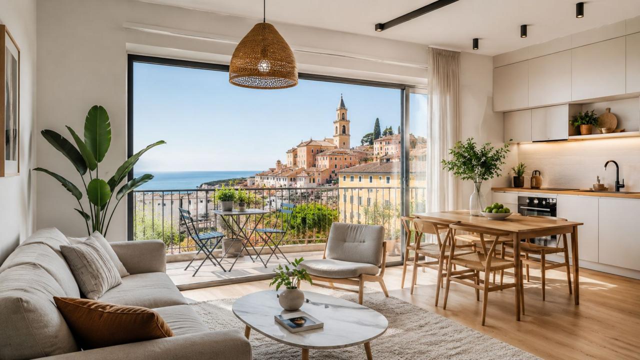 Appartement à louer à Menton